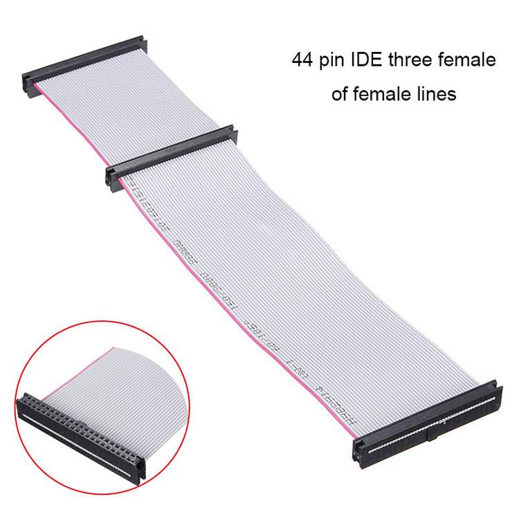 44 pin 2-Device IDE Drive Flat Ribbon Cable