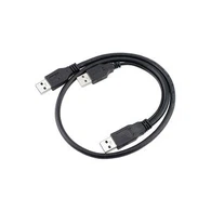 USB 3.0 Tip A Male għal Male Cable Bil USB 2.0 Power Supply
