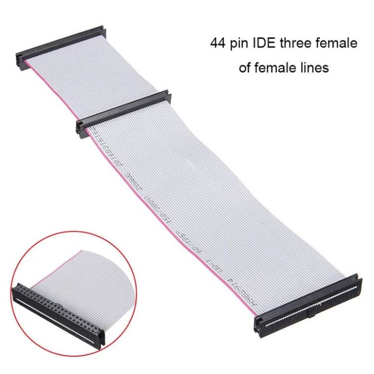 44 pin 2-Device IDE Drive Flat Ribbon Cable