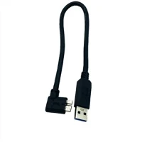 USB 3.0 A Male To 90 Degree Micro B Right Angle Camera Cable